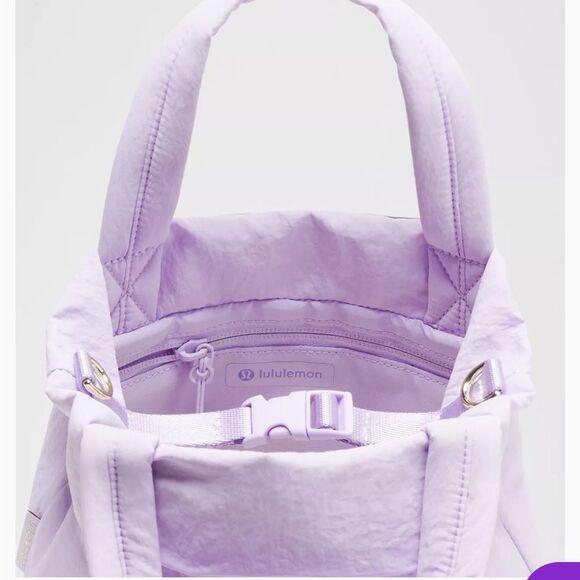 NWT Lululemon On My Level Crossbody Top Handle Tote Bag Micro 5L Lavender Frost - Picture 13 of 14